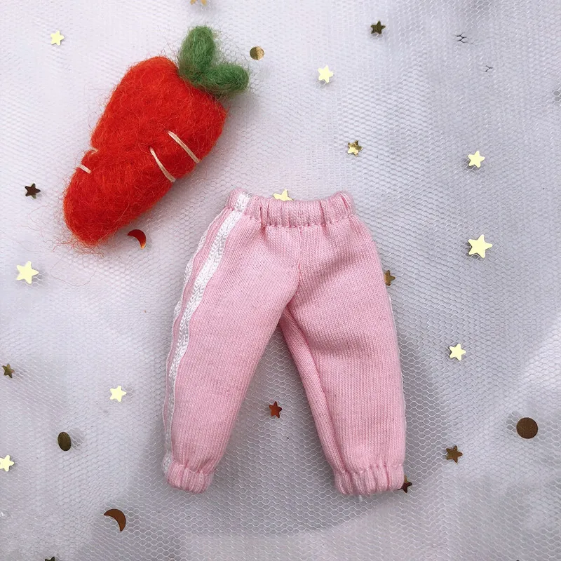 Ob11 детская одежда Спортивные штаны 1/12 bjd Кукла Одежда Брюки красивый узел свинья мини салон брюки мини Obitsu 11 кукла аксессуары - Цвет: 3 only trousers
