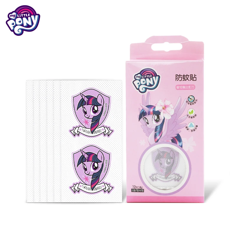 

12pcs/lot Cartoon Pony Mosquito Repellent Patches Stickers Non Toxic Pure Essential Oil Keeps Insects Far Away Camping Travel