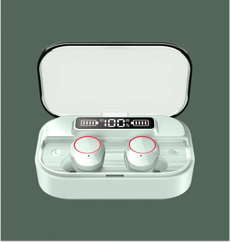 For iPhone Samsang wireless earphones Bluetooth 5 0 Mini Earphone 2000mAh Charging Box Waterproof Headset gamer phones bluetooth