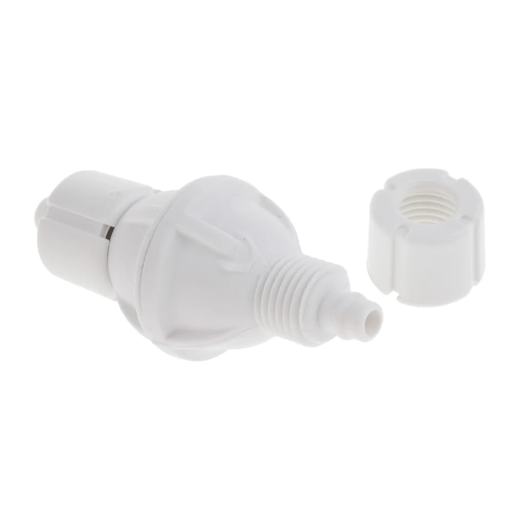 Aquarium Check Valve For Co2 Bubble Counter Air Pump With stainless steel Spring Stop Fish Tank Fastening Plastic | Дом и сад