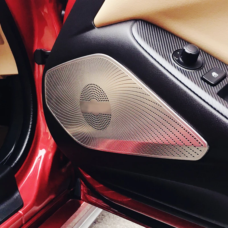 

Car Audio Speaker Cover Trim Door Loudspeaker Cover Trim Car Accessories Interior For Mazda MX-5 MX 5 RF MX5 ND 2016-2020