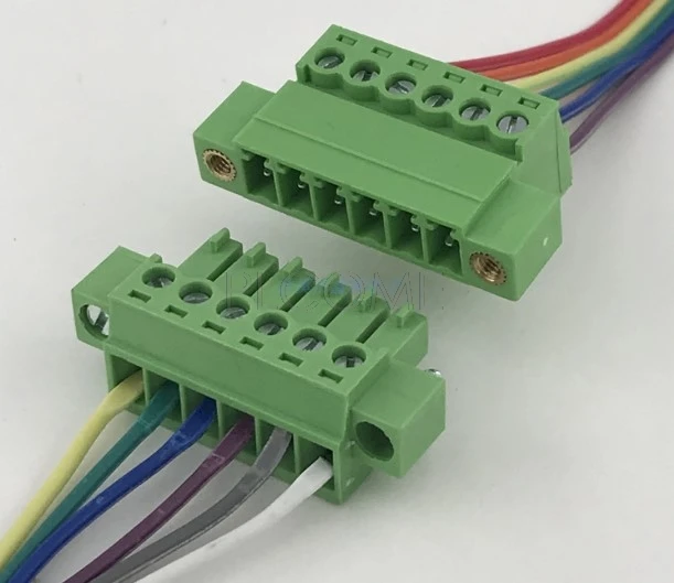 10 комплектов 2EDGRK 2EDGK 3 81 5 08 7 62 мм клеммный блок мужской женский разъем 300 в 8A