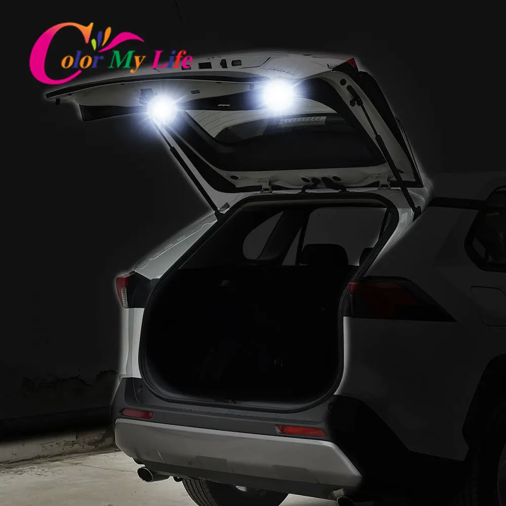Color My Life LED Car Tail Light Trunk Light Tailgate Lamp Suitcase Lights for Toyota RAV4 RAV 4 5th 2019 2020 Accessories