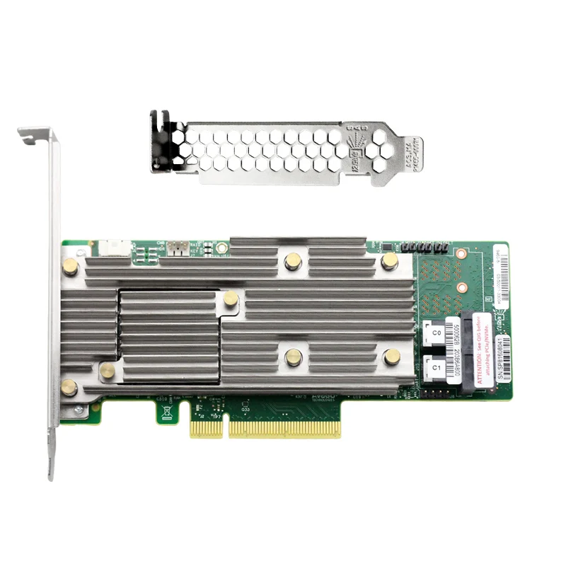 LSI MegaRAID SAS 9460-8i NVME/SAS/SATA RAID контроллер SAS 3508 RAID-on-Chip(ROC) RAID 2G cache SFF8643* 2 05-50011-02