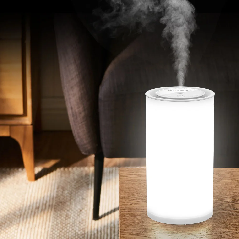 Beste Blitzwolf BW FUN2 Smart Touch Control Elektrische 2W 400mL Ultrasone Luchtbevochtiger LED Licht Desktop USB Luchtreiniger Mist Diffuser