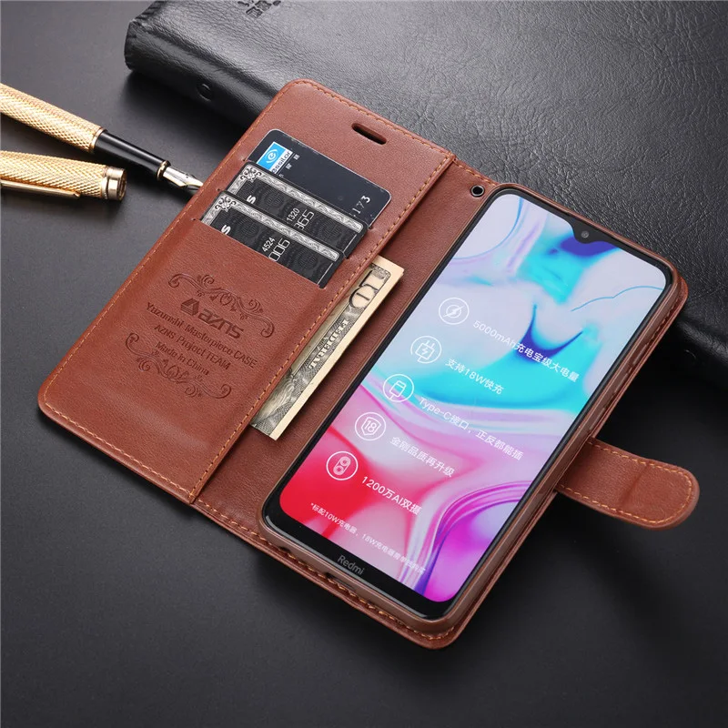 Для Xiaomi Redmi 8A чехол из искусственной кожи чехол-подставка книжка флип-чехол для телефона s для Xiaomi Redmi 8A мягкая задняя крышка из ТПУ