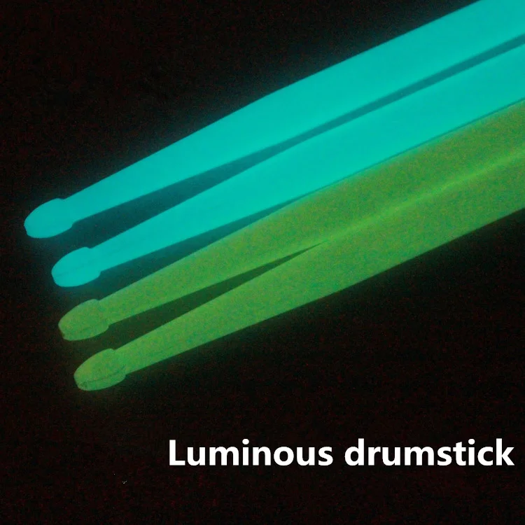 

Light Fluorescent Drumstick Luminous 5A Drum Kit Colorful Nylon High Quality Export Video Recording Evaluation Accessories Parts
