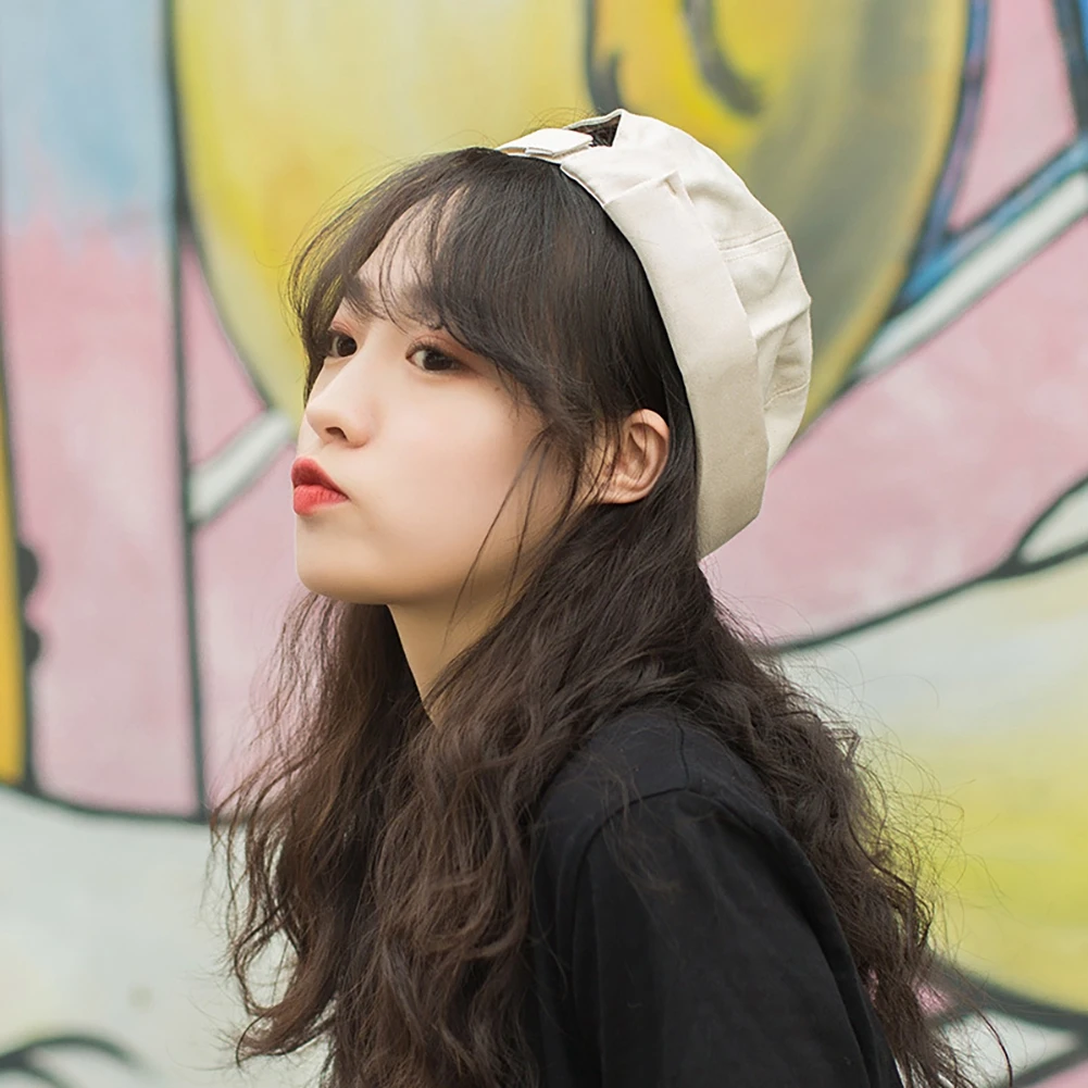 Unisex Women Men Embroidery Hip Hop Skullcap Sailor Cap Rolled Cuff Retro Brimless Beanie Hat