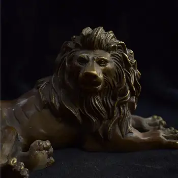 

COPPER STATUE Pure copper lion's head ornament, Fengshui copper ware, zhenzhai, copper lion's head, home decoration handicraft