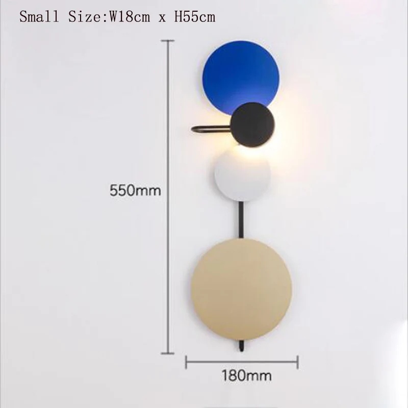 Настенный светильник в скандинавском стиле для гостиной, американский дизайн, для спальни, коридора, отеля, художественная декоративная стена, лампа