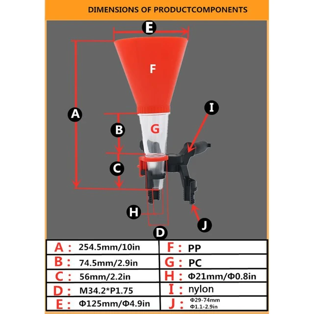 Grande taille] Entonnoir d'huile moteur de voiture - Temu France