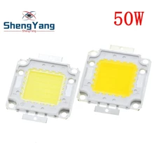 1 шт. 50 Вт светодиодный Встроенный высокой мощности лампы BeadsWhite/теплый белый 1500mA 32-34V 4000-4500LM 24* 40mil чип