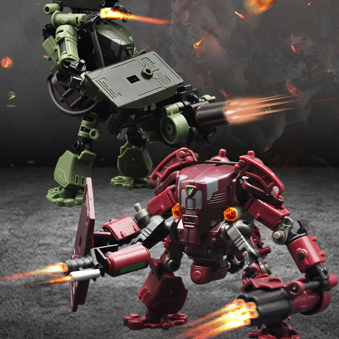 Сборная модель сделай сам Mecha 8 см 1:60 Инженерная техника строительные комплекты