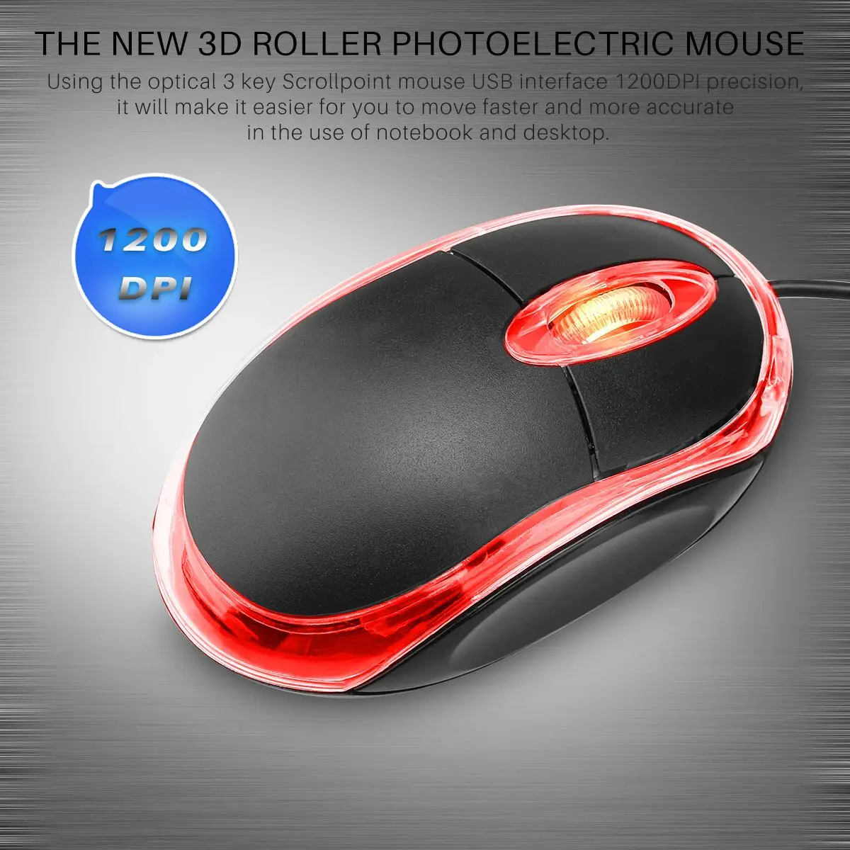 USB LED оптическая мышь проводной ноутбук Cmputer PC мини Мыши с колесом прокрутки для