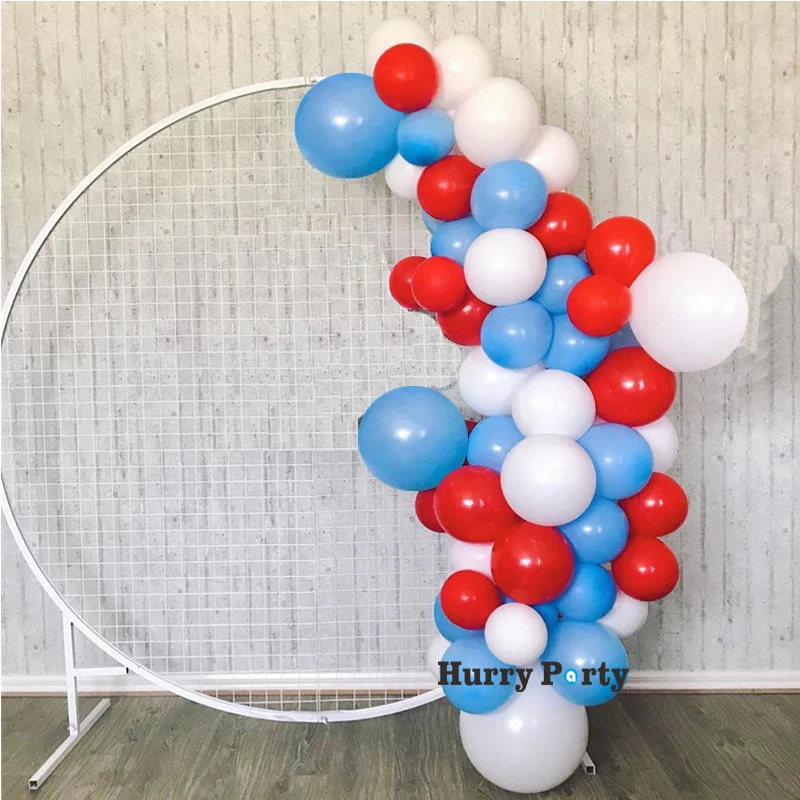 100 шт./компл. Diy белый красный синий латексный шар для первого детского