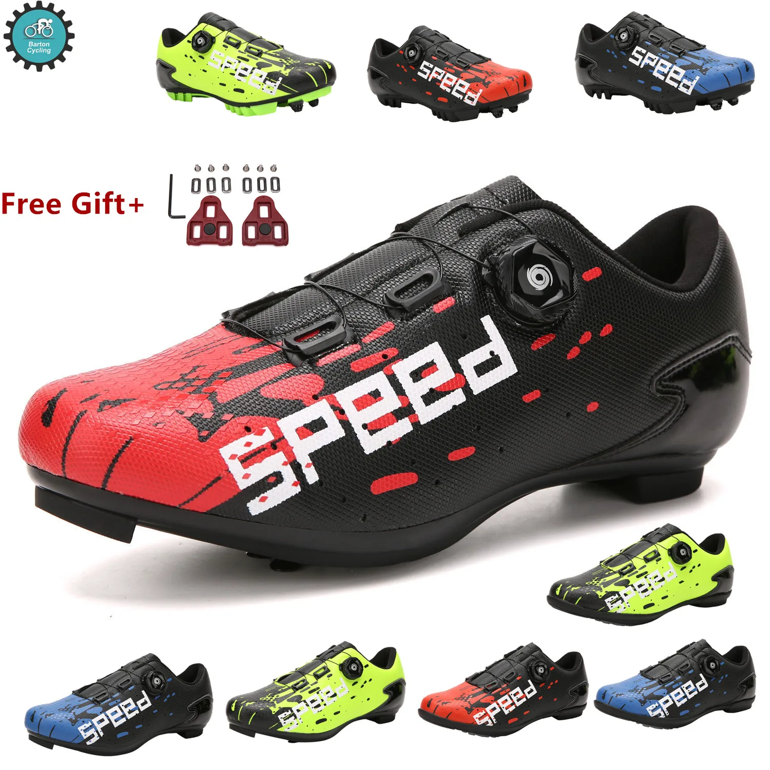 Barton Cycling2021 Cycling Shoes Men SPD Road Bike Sneakers