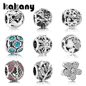 

Kakany High Quality Standard 100% S925 Sterling Silver Charm Classic Fashion Oval Bracelet Beads And Bracelet Diy Jewelry
