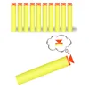 30/50/100PCS Children Toy Gun Yellow Soft Bullet Foam Guns Accessories Sucker Refill Darts EVA Military Gift For Boys Kid 5