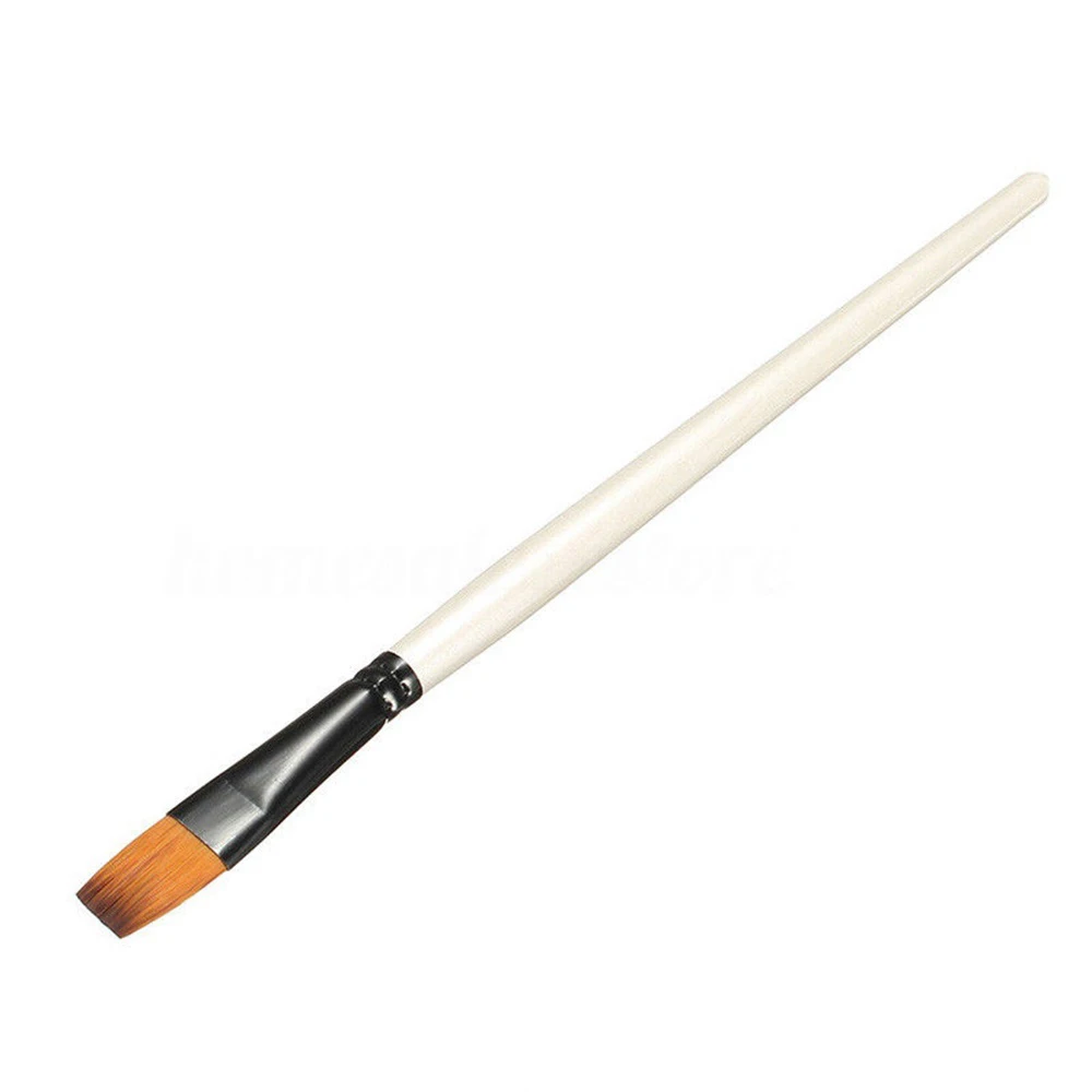 Brush Pen Delicate Durable 12Pcs Nylon Craft Acrylic Painting Painting Brush Art Drawing Supplies Nylon Hair Paintbrush