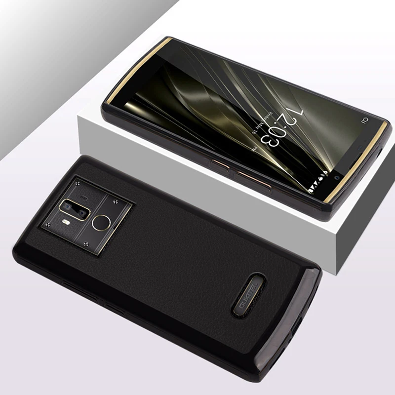 Итьен Серый ТПУ Защитная силиконовая крышка чехол для телефона для Oukitel K7 power 6 дюймов ремешок ручка с кольцом оболочка Etui кожа