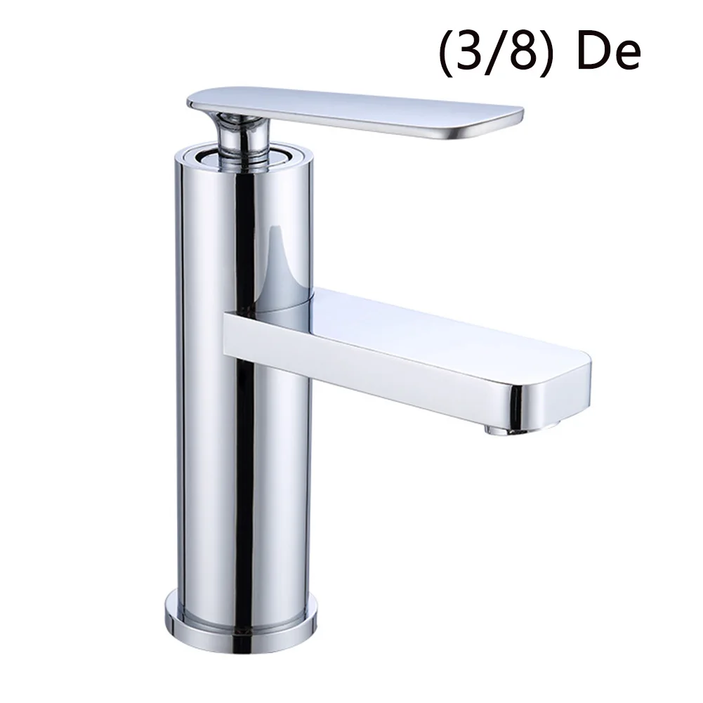 Chrome Plated Кран для холодной и горячей воды, одна ручка, аксессуары, хромированная санузел, латунь, слив для ванной комнаты, раковина, свободный контроль, смеситель для раковины, кран для кухни - Цвет: Chrome Plated