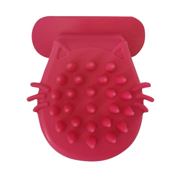 

Cat Brush Tongue Shape Comb Massage Hair Shedding Bath Cat Teaser Brushes LBShipping