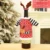 Christmas Wine Bottle Cover Merry Christmas Decor for Home Noel 2021 Santa Claus Xmas Decoration Dinner New Year Ornament Gift 21