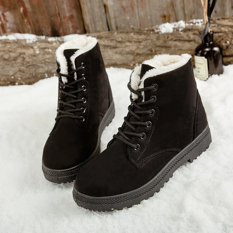 Зимние простые теплые женские ботинки Большие размеры 44 Swede Кожаные Dr. Martens