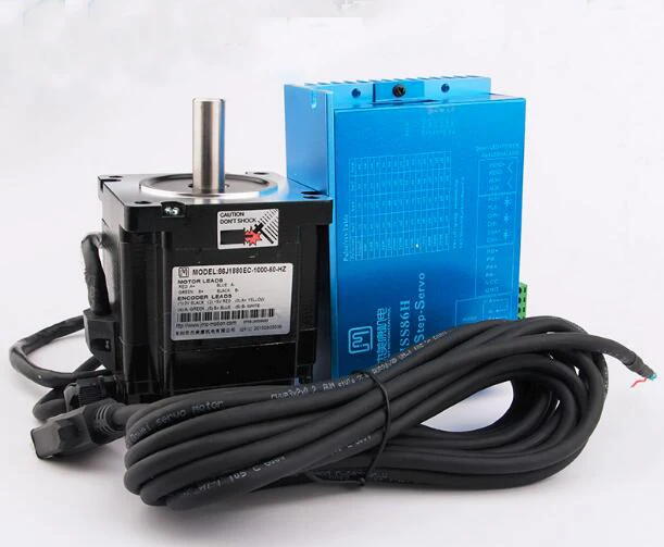 2 Фаза NEMA24 3Nm 425ozf. В закрытый цикл шаговый Серводвигатель набор JMC 60J1887EC 1000 + 2HSS86H HISU