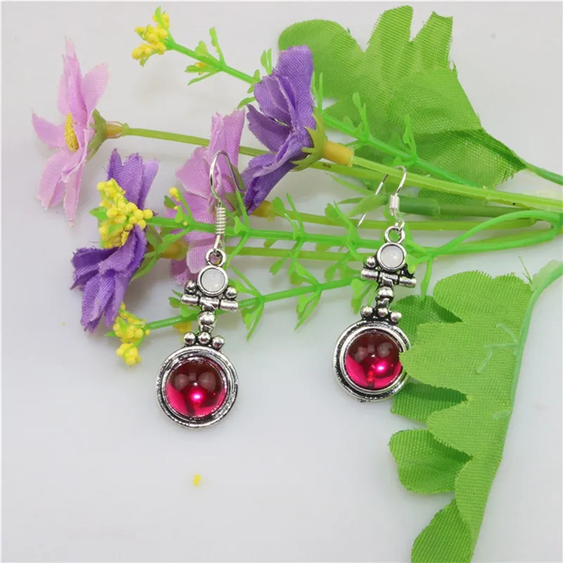 PINKSEE-Drop-shaped-Drop-Earrings-Vintage-Purple-Natural-Stone-Crystal-Pendant-Earrings-Long-Drangle-Ear-Jewelry