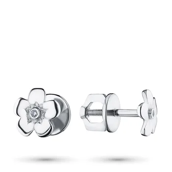 

Pusety silver diamond e0601ps03152700