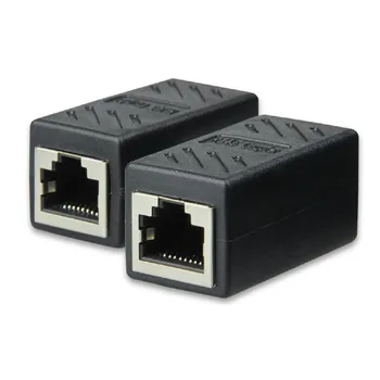 

RJ45 Connector Female to Female Cat7/6/5e Ethernet Adapter 8P8C Network Extender Extension Cable for Ethernet Cable