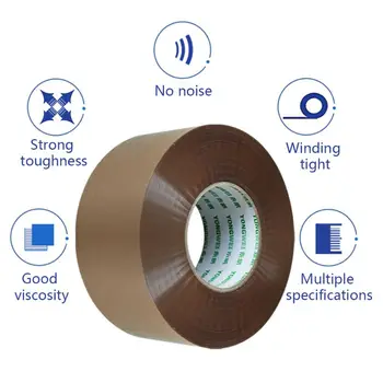 

Strong Heavy-Duty Industrial Shipping Box Packaging Tape for Moving, Office, Storage No noise 45mm x 60 Meter Tape X7YC