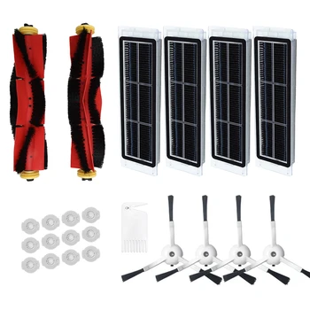 

23Pcs Filter+Brush For Xiaomi Mijia 1st 2nd Roborock S50 S51 S6 S60 S65 S5 PM2.5 Replacement Accessories