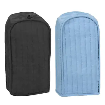 

Polyester Cotton Quilted Blender Appliance Cover Dust And Fingerprint Protection Machine Washable Light Blue And Black