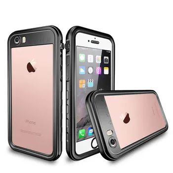 

LCHULLE Waterproof Phone Case for IPhone X Xr Xs Max Card Bag Clear Silicon Bumper for Apple 6 6S 7 8 Plus Armor Cover Coque