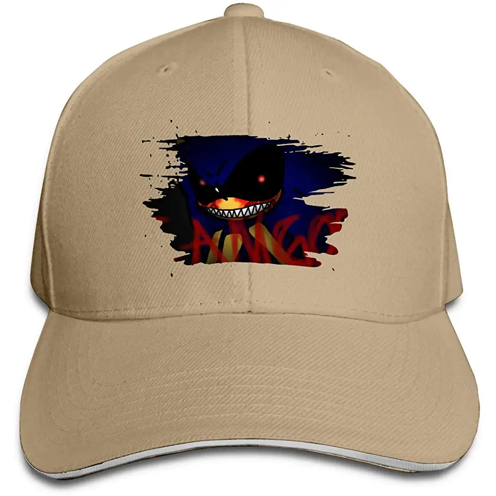 Sonic Hedgehog Хэллоуин Спортивная Кепка унисекс УФ-защита наружная бейсболка черная