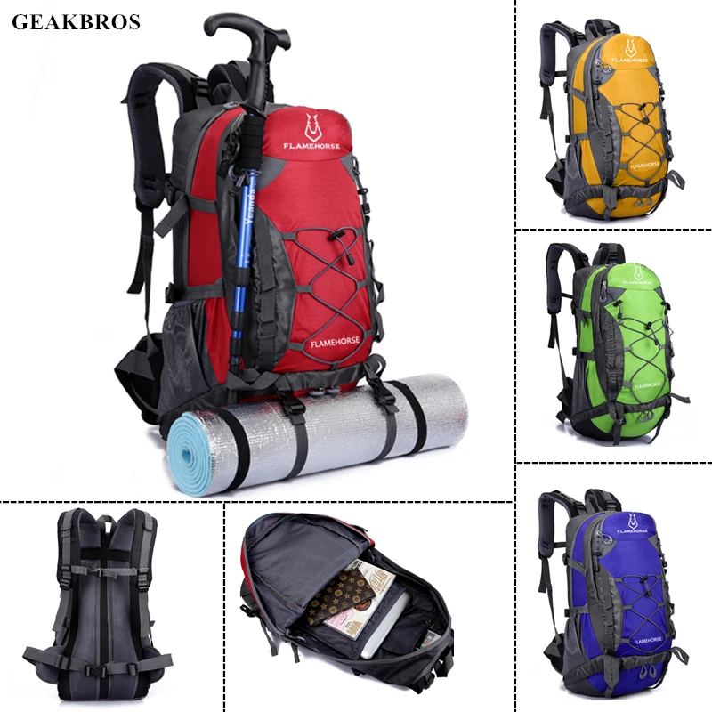 

50L Outdoor Sports Bag Waterproof Climbing Backpack Men Women Travel Hiking Camping Hunting Trekking Fishing Tactical Backpack