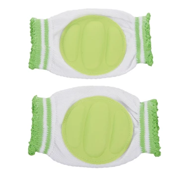 

Infants Baby Toddler Knee Cushion Elbow Pads Crawl Safety Crawling Protector Color: Light Green