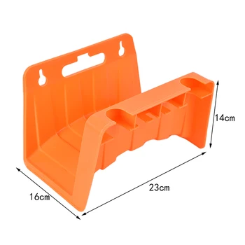 

1 Pcs Garden Hose Hook Rack Reel Hose Reels Holder Storage Wall Mount Bracket Hanging Orange