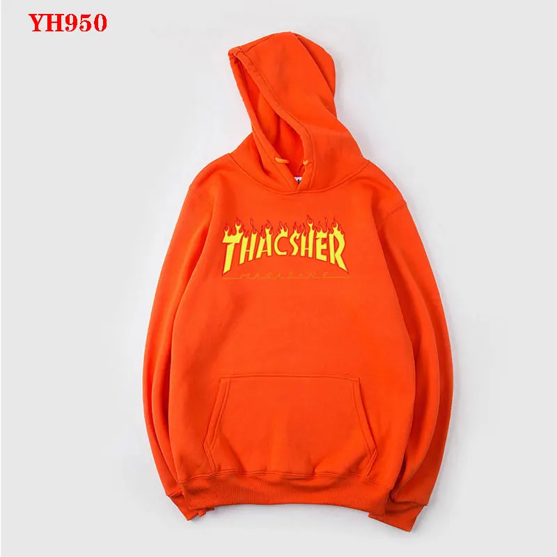 7 Новинка, Модный пуловер, спортивная одежда, бренд thacsher flame, мужские флисовые толстовки, Женская толстовка, Осеннее и зимнее пальто - Цвет: 7