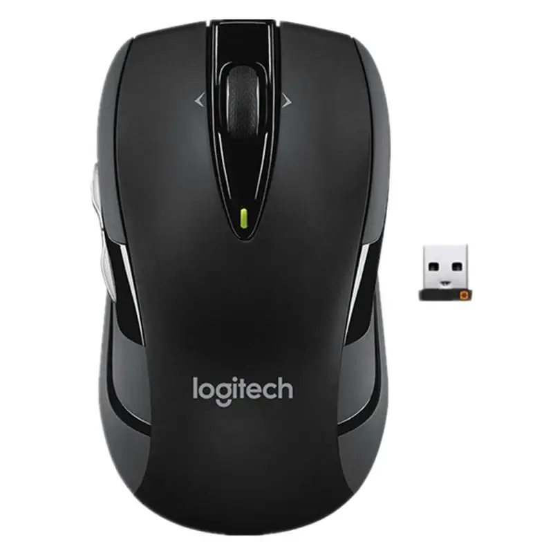 Беспроводная эргономичная оптическая игра lotech M545/M546 2,4G 1000 dpi лазерная мышь удобная для игры легкая и удобная новое поступление - Цвет: Black