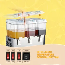 Коммерческая соковыжималка машина для напитков самосмешивающаяся машина двухтемпературное устройство для приготовления чая машина для приготовления горячих и холодных напитков LPYJ18X3