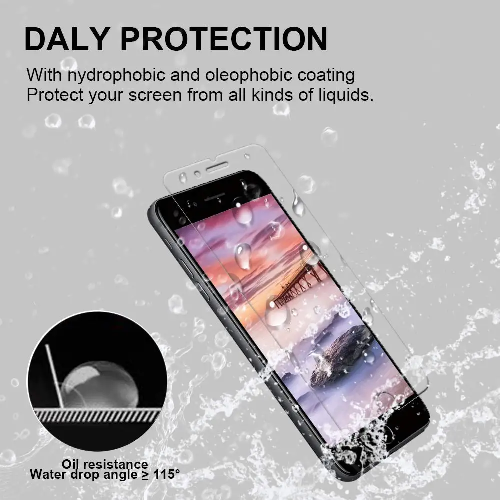 Piezas De Vidrio Protector Pantalla For Iphone 7 8 6 6s Plus 11 Pro XS Max XR 4 5 Screen ProtectorTransparente Glass Protection (30)