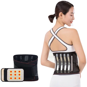 

Adjustable Back Brace Double Pull Lumbar Support Lower Elastic Back Belt Brace Pain Relief Band Waist