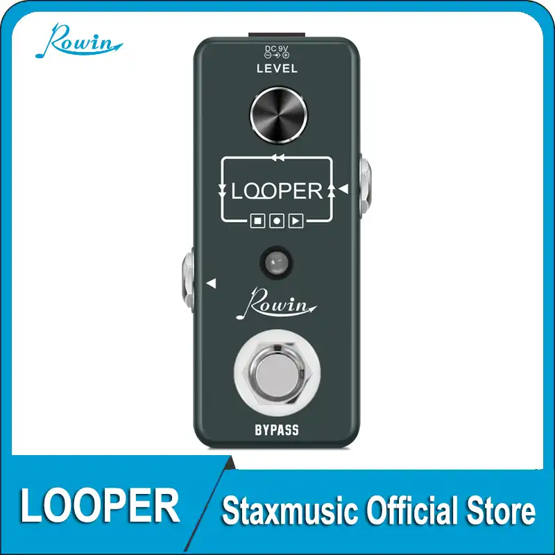 Rowin Lef 332 Guitar Looper Pedal Digital Looper Effect Pedals For Electric Guitar Bass 10 Min Recording Time Guitar Parts Accessories Aliexpress