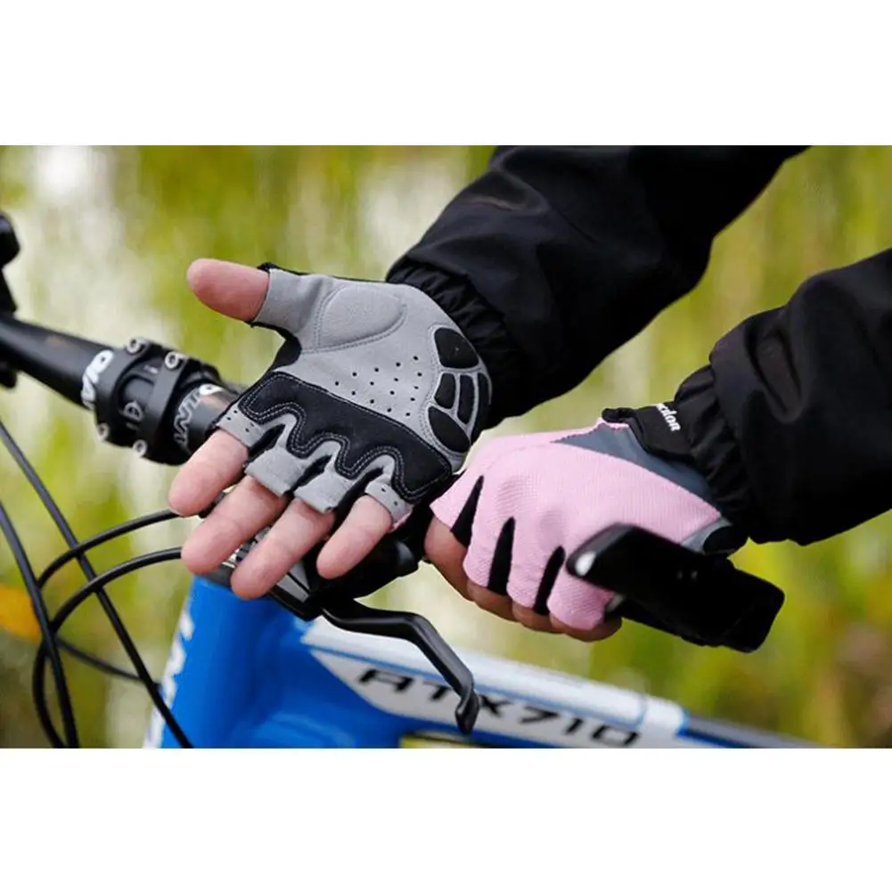1 пара спортивные перчатки с половинными пальцами ударостойкие износостойкие противоскользящие велосипедные перчатки дышащие противоударные Мотоциклетные Перчатки