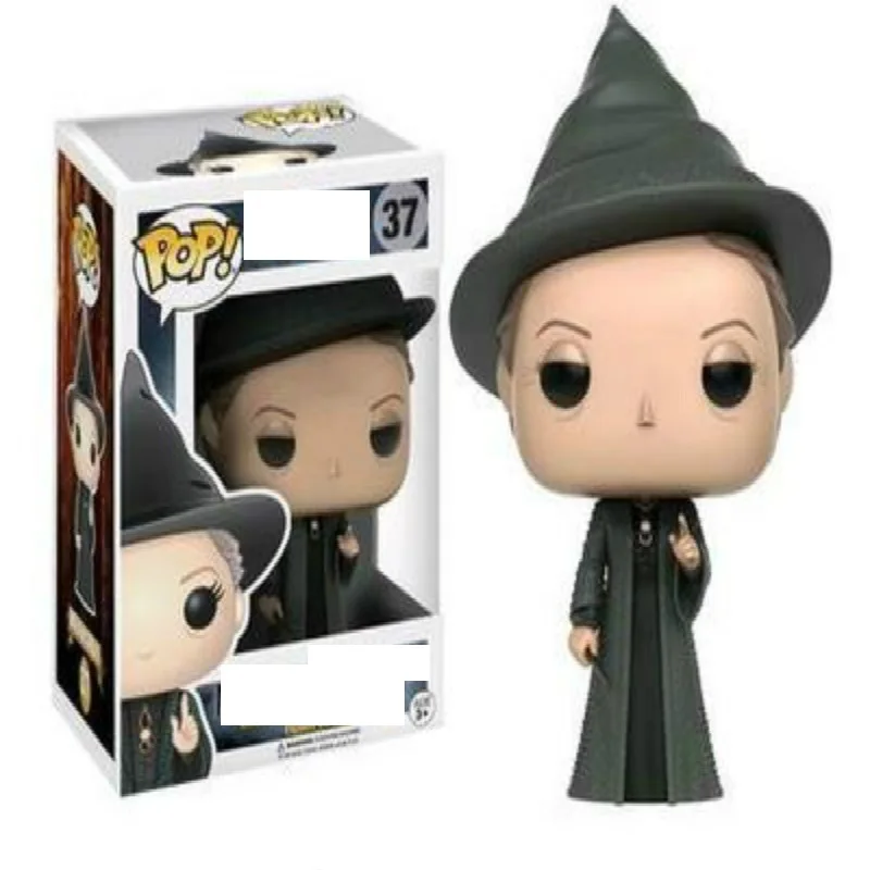 Funko Pop harri potter Severus Snape Luna Добби Гермиона рубеус 10 см Виниловая фигурка Коллекционная модель с коробкой - Цвет: 37 with box