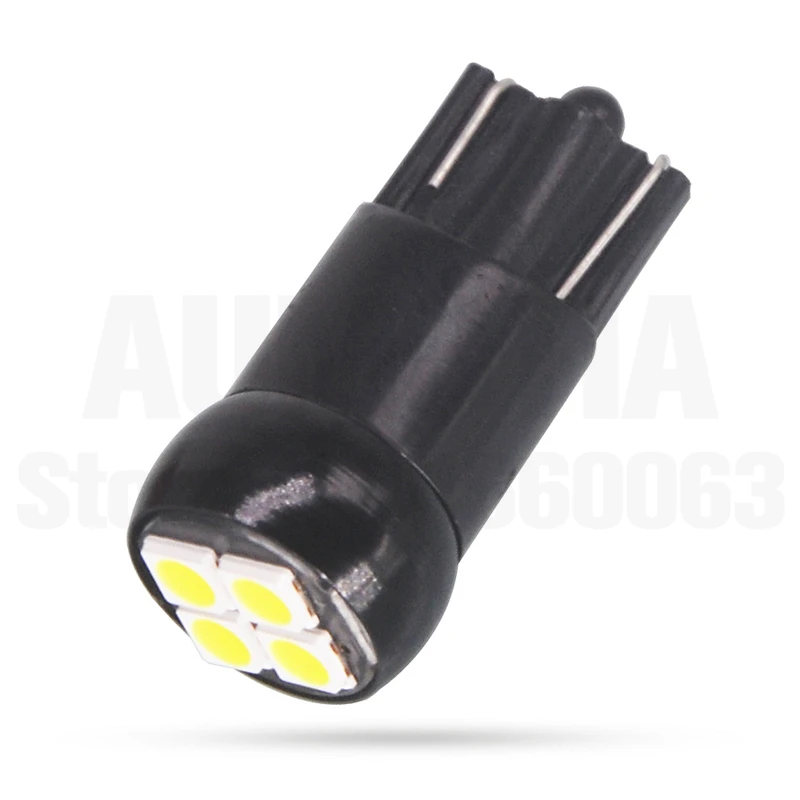 1000x Автомобильный светодиодный Lihgts T10 светодиодный W5W 4 светодиодный 168 3030 SMD поворот стороны номерного знака светильник лампа габаритного огня AC/DC 12V