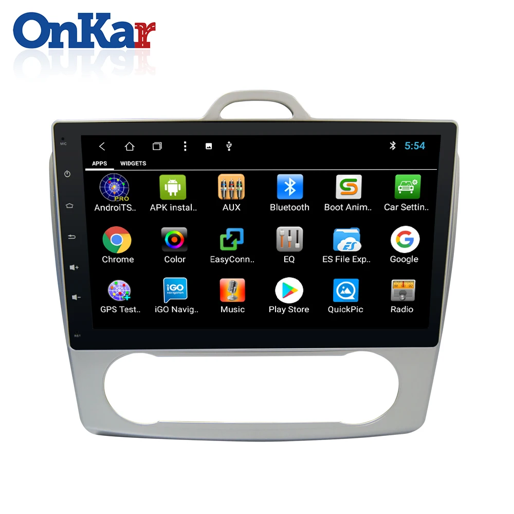 ONKAR 2 din Android Autoraio для Ford Focus 2006-2011 Android 9,0 Восьмиядерный Поддержка камеры заднего вида CarPlay USB SD порт радио